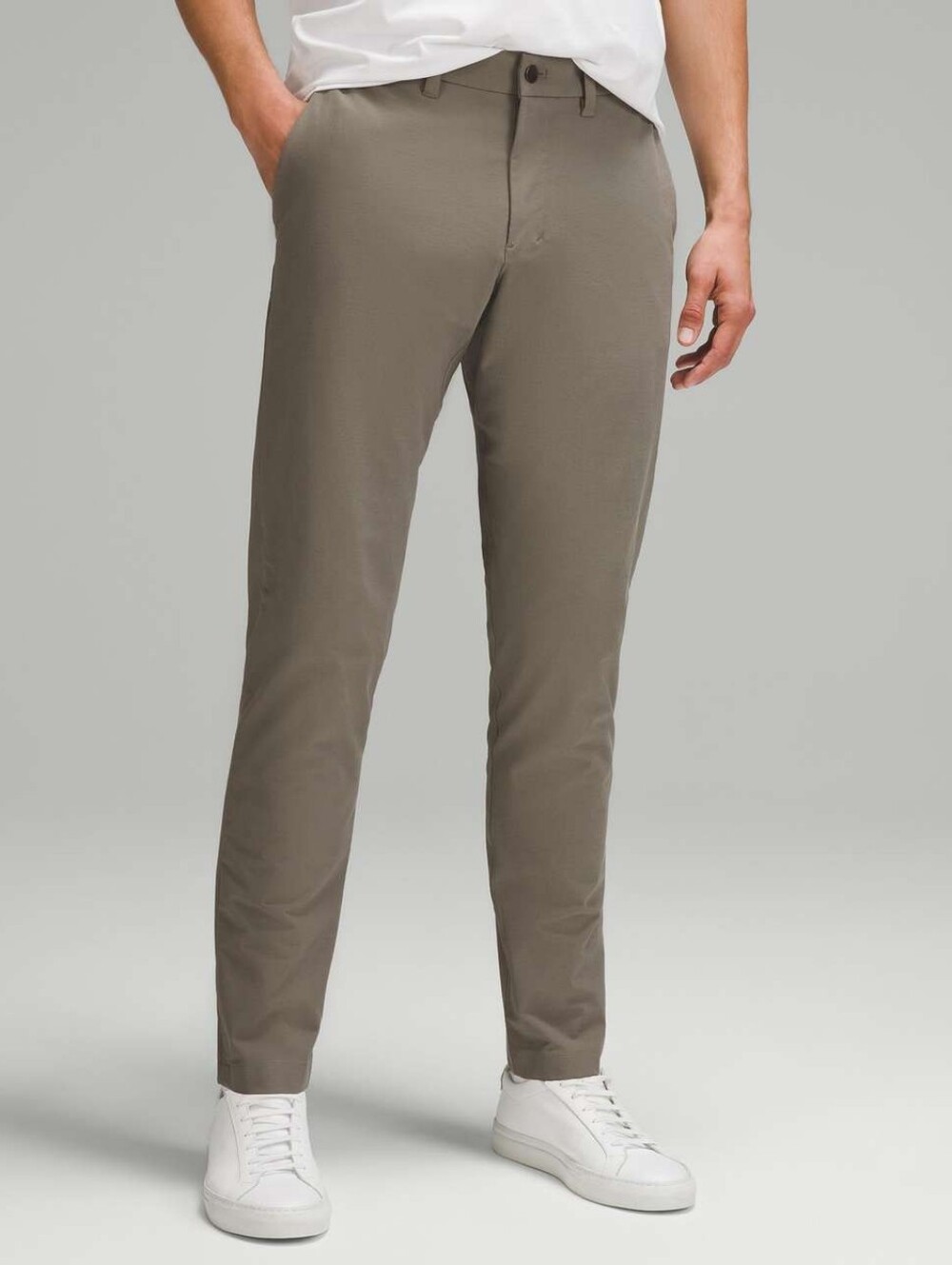 Lululemon ABC Slim Fit Trouser Stretch Cotton Versa Twill Rover Tan Brown 34